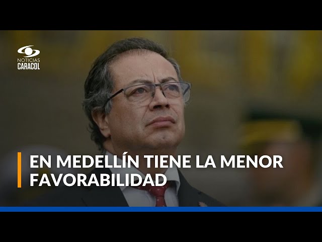 ⁣Aprobación del presidente Petro sube al 34%, desaprobación se ubica en 61%: Invamer Poll