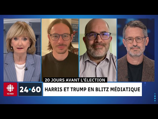 ⁣À 20 jours du scrutin, Harris et Trump sortent de leur zone de confort | 24•60