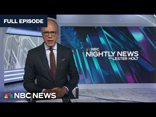 ⁣Nightly News Full Broadcast - Oct. 16