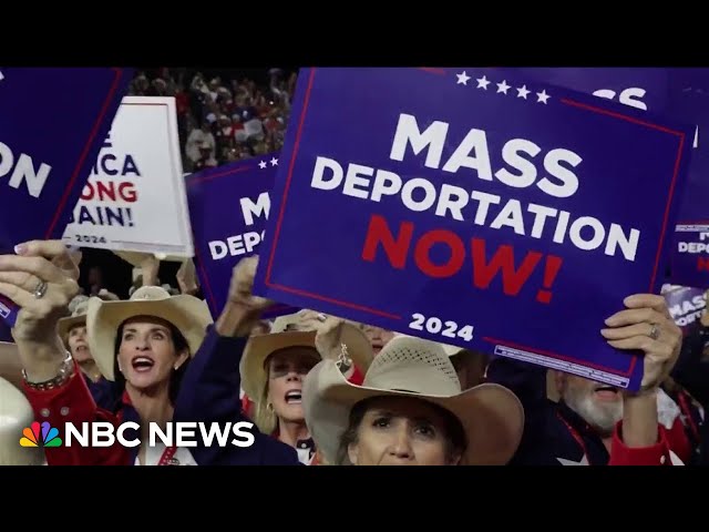 ⁣Trump’s mass deportation plan would require surge in personnel, resources