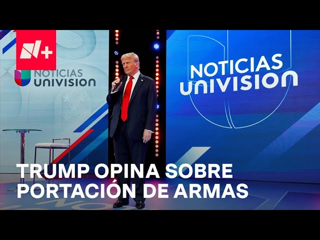 ⁣Donald Trump asegura que muchas personas necesitan las amas para su protección