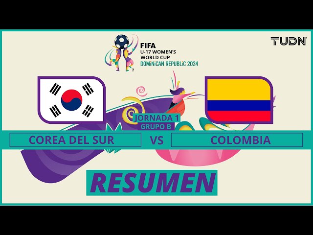 ⁣Resumen y goles | Corea del Sur vs Colombia | FIFA Mundial Femenil Sub-17 | TUDN