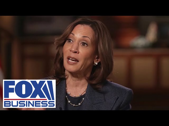 ⁣Kamala Harris confronted on why more Americans trust Trump on the economy than her