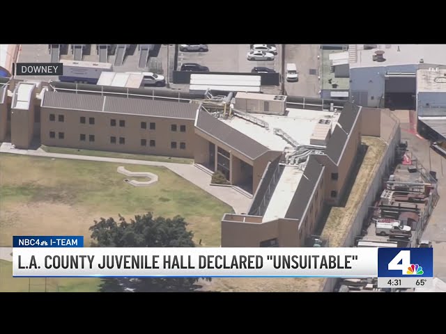 ⁣LA County juvenile hall declared again 'unsuitable' for minors