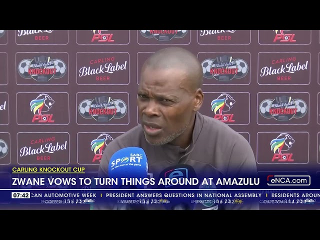 ⁣Zwane vows to turn things around at AmaZulu