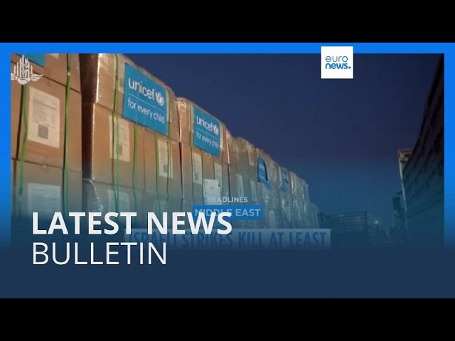 ⁣Latest news bulletin | October 17th – Morning