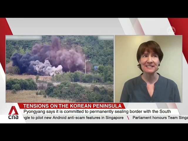 ⁣What message is North Korea sending by blasting sections of road, rail links with the South?