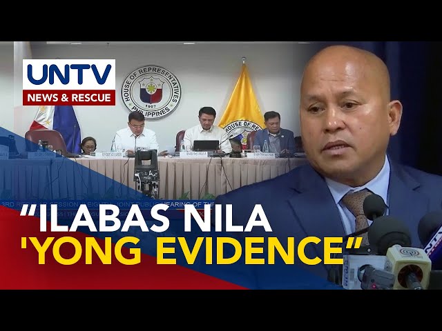 ⁣Sen. Dela Rosa, hinamon ang Quad Comm na ilabas ang umano'y ebidensya sa reward system