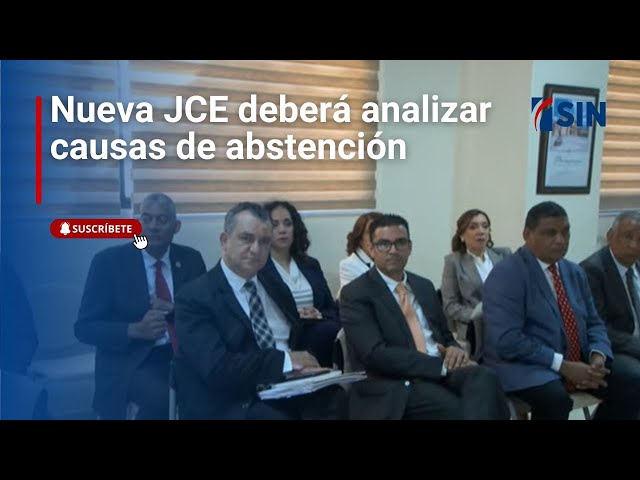 ⁣Nueva JCE deberá analizar causas de abstención