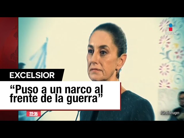 ⁣Sheinbaum acusa a Felipe Calderón de poner a un narco al frente de la guerra