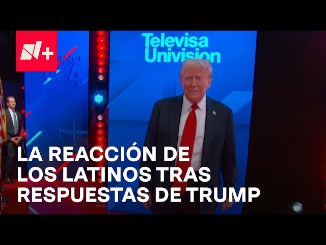 ⁣Donald Trump Responde a Los Latinos en Foro de TelevisaUnivision y N+