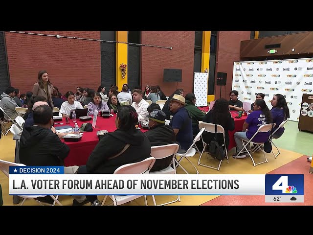 ⁣Westlake hosts voter forum ahead of November elections