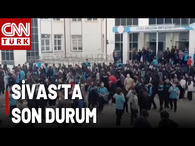 SON DAKİKA  Sivas Valisi CNN Türk'te! "Şu An Olumsuz Bir Durum Yok, Tarama Sürüyor"