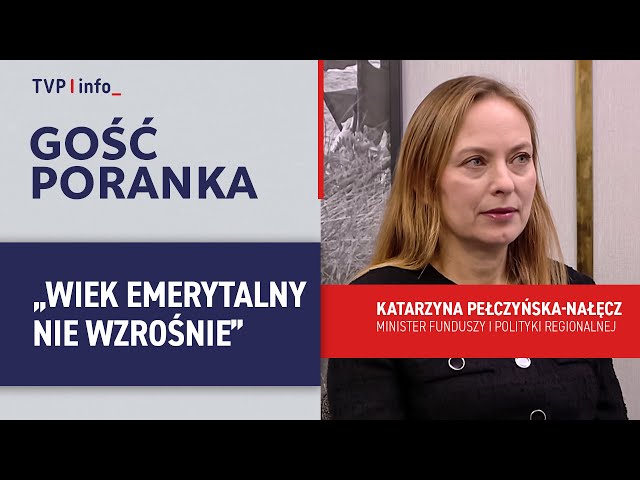 Katarzyna Pełczyńska-Nałęcz: Wiek emerytalny nie wzrośnie | PYTANIE DNIA