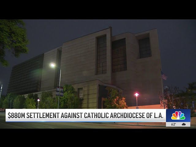 ⁣Archdiocese of LA reaches historic $880M child sexual abuse settlement