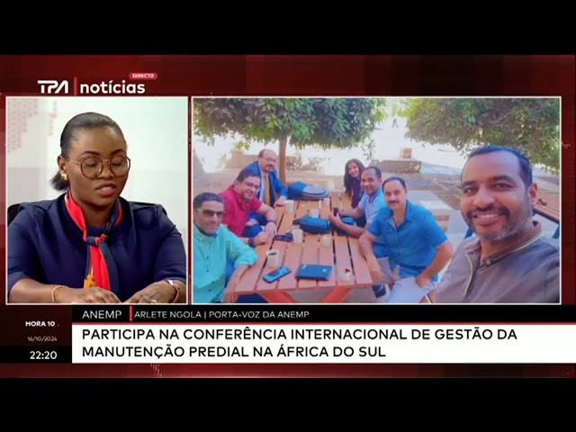 ⁣ANEMP - Participa na conferência Int. de gestão da manutenção predial na África do Sul "Hora 10