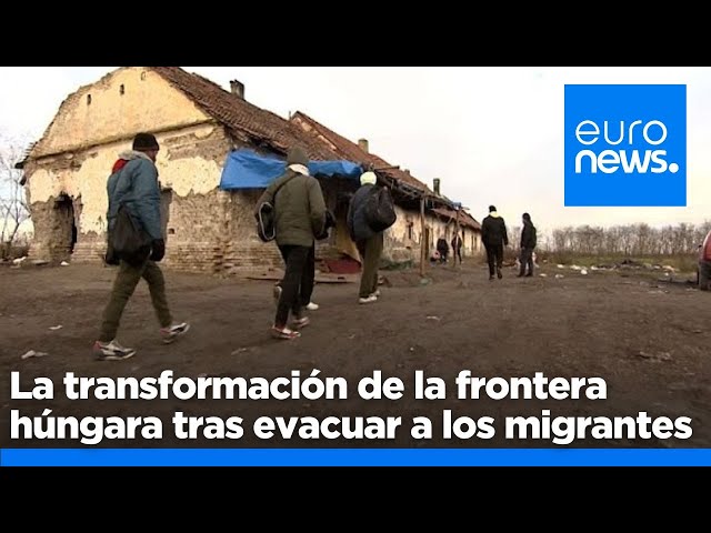 ⁣La frontera entre Serbia y Hungría recupera la normalidad tras las evacuaciones de inmigrantes