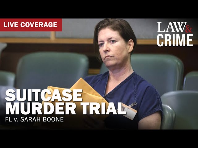 ⁣LIVE: Suitcase Murder Trial — FL v. Sarah Boone — Motions Hearing