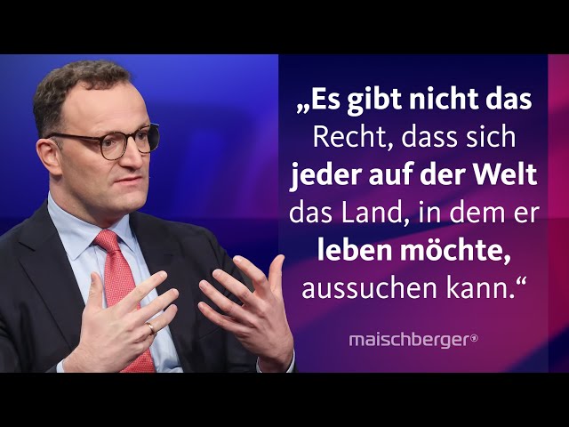 ⁣Katharina Dröge und Jens Spahn diskutieren über die Migrationspolitik der Ampel | maischberger