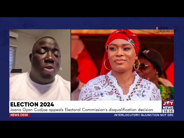 ⁣Election 2024: Joana Gyan Cudjoe appeals Electoral Commission's disqualification decision