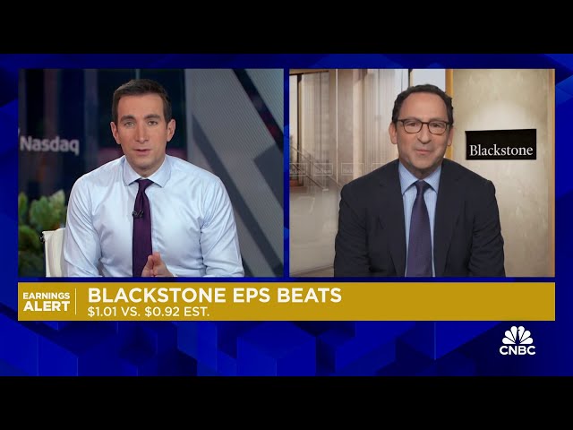 ⁣Blackstone President Jon Gray on Q3 results: We're seeing a healing of capital markets