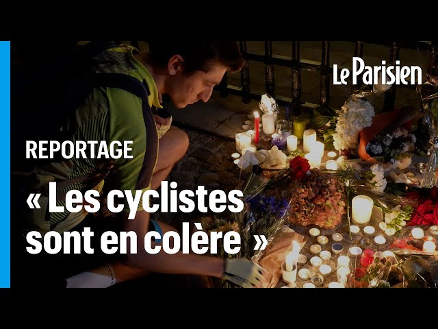 ⁣Cycliste tué à Paris : 800 personnes rassemblées en hommage à Paul