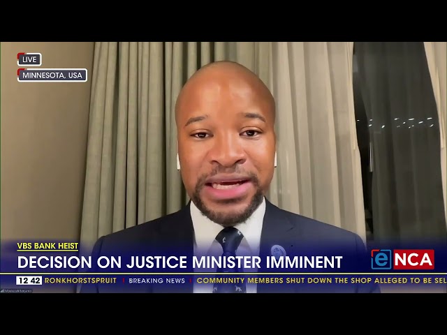 ⁣Ramaphosa's decision imminent on Justice Minister Simelane