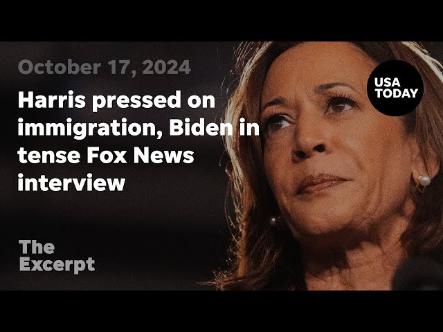 ⁣Harris pressed on immigration, Biden in tense Fox News interview | The Excerpt