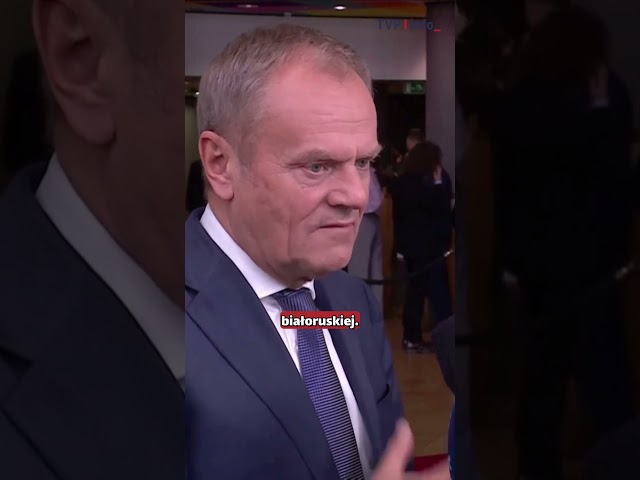 ⁣Tusk: ja nie czekam na decyzje z Brukseli #polityka #polska #uniaeuropejska #migracja #shorts