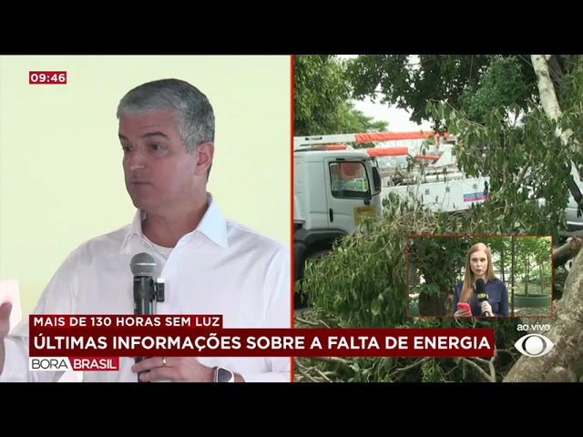 ⁣Presidente da Enel fala em coletiva sobre apagão em São Paulo