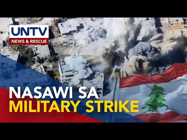 ⁣Mayor at 16 iba pa, patay sa airstrike ng Israel sa municipal building sa Lebanon