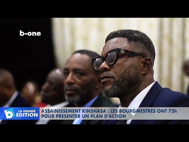 ⁣Assainissement Kinshasa : Les bourgmestres ont 72 pour présenter un plan d’action