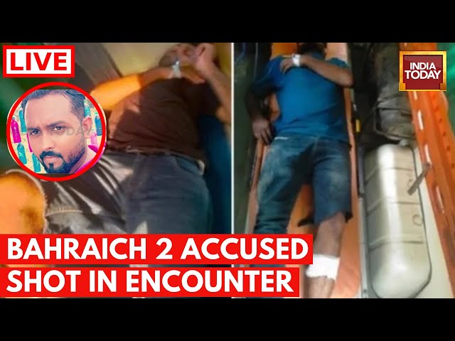 ⁣Bahraich Encounter Live News: 1st Images Of Injured Riots Accused | Accused Sarfaraz, Fahim Shot