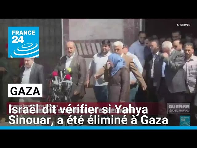 ⁣Israël dit vérifier si le chef du Hamas, Yahya Sinouar, a été éliminé à Gaza • FRANCE 24