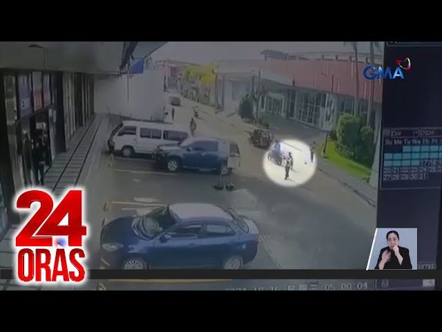 ⁣Guwardiya, nasagasaan ng jeepney habang nagmamando ng sasakyan palabas ng parking lot | 24 Oras