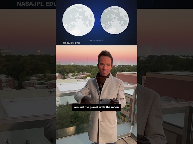 ⁣There's still a chance to see the supermoon