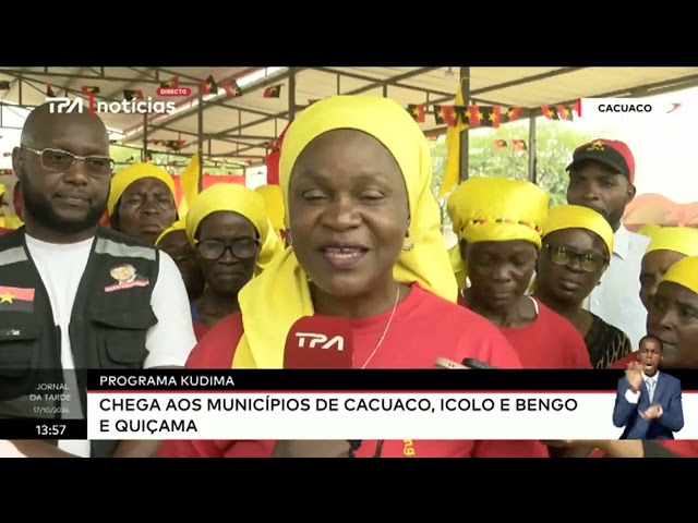 ⁣Programa Kudima - Chega aos municípios de Cacuaco, Icolo e Bengo e Quiçama