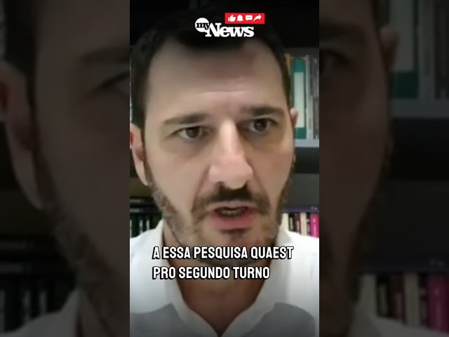 ⁣"BOULOS NÃO CRESCEU", DIZ CIENTISTA SOBRE PESQUISA QUAEST PARA 2° TURNO #shorts #política 