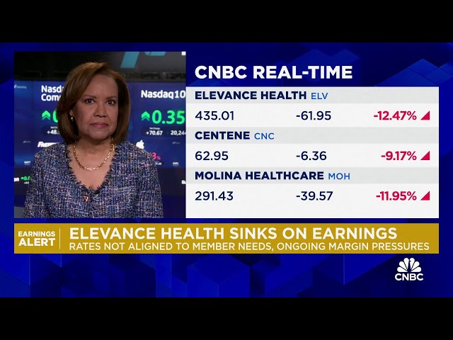 ⁣Elevance Health earnings: Higher medical costs weigh on profits