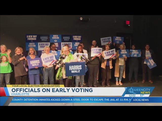 ⁣Lyles, Newsom hold Kamala Harris campaign event