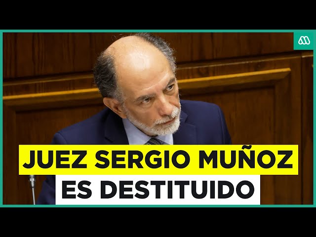 ⁣Senado destituye al juez Sergio Muñoz: Quedará fuera de la corte