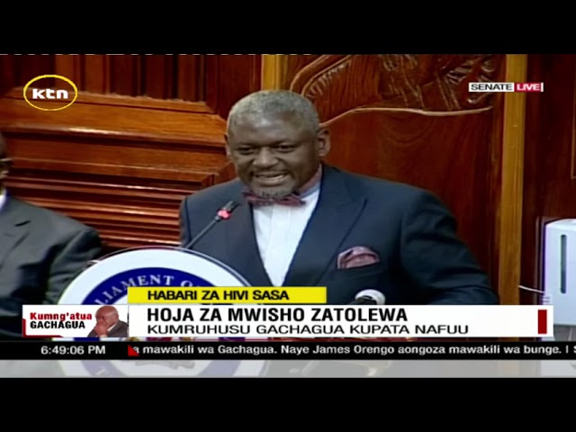 National Assembly Final Remarks on Gachagua Impeachment