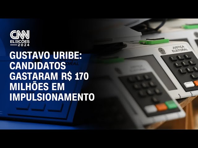 ⁣Gustavo Uribe: Candidatos gastaram R$ 170 milhões em impulsionamento | BASTIDORES CNN