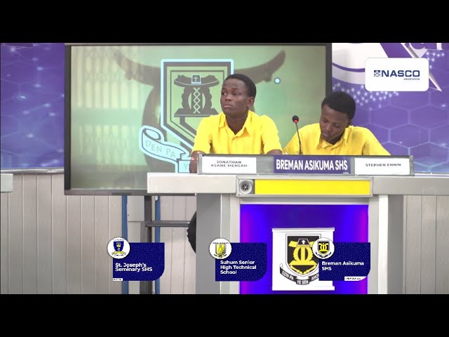 ⁣#NSMQ2024 Prelims Livestream: Adiembra SHS vs St. Paul's Senior High & Minor Sem vs Biakoye