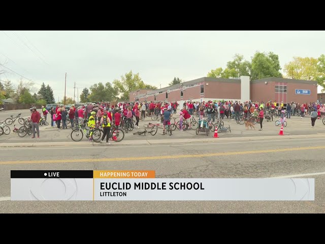 ⁣Ride for Liam event aims to increase safety around kids riding bikes to school in Littleton