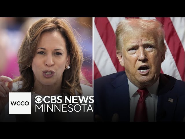 ⁣Trump, Harris trying to appeal to voters beyond their base