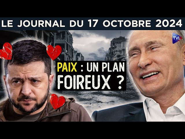 ⁣Un plan pour la victoire : le nouveau de sketch de Zelensky - JT du jeudi 17 octobre 2024