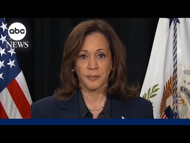 ⁣Kamala Harris delivers remarks on the killing of Hamas leader Yahya Sinwar