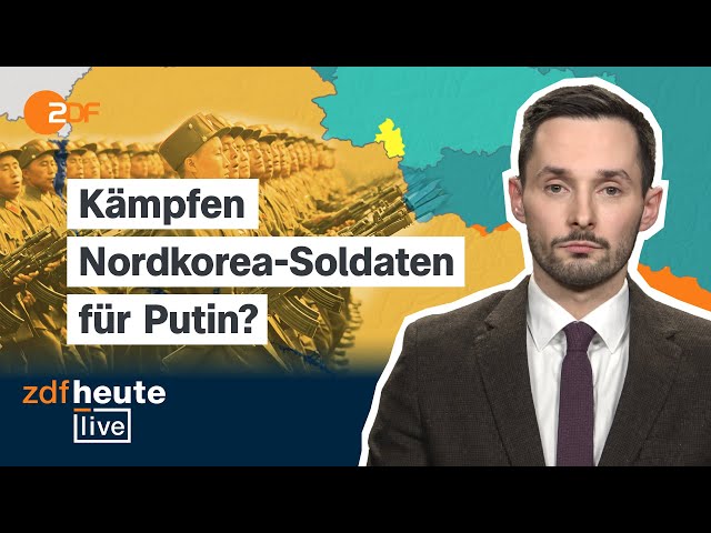 ⁣Erst Waffen, dann Soldaten? Was die Beteiligung Nordkoreas für die Ukraine bedeutet | ZDFheute live