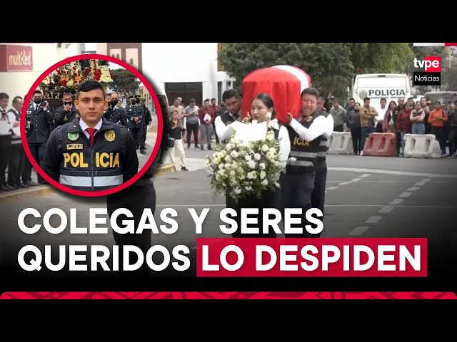 ⁣Homenaje póstumo a policía asesinado en Barrios Altos